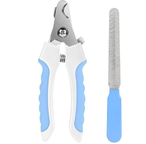 Foodie Puppies Professional Animal Nail Cutter Clipper Trimmer Filer - (Nail Clipper - Large) for Small, Medium, and Large Dogs, Puppies, Cats, and Kittens Claw Grooming Tool Set