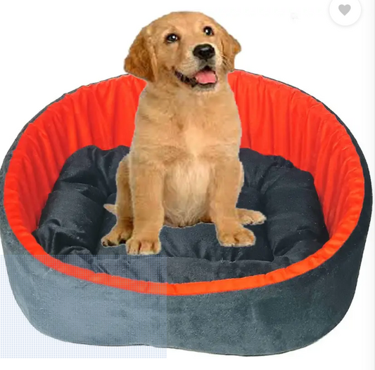 TRANDING STYLISH Simple Mountain Sofa With Haddi For Dog And Cat S Pet Bed  (Black Blue)