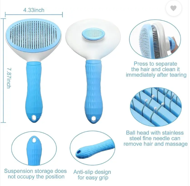 chullbull pet products Dog Grooming Kit - Pet Grooming Kit - Dog Combo Set - Dog Brush Combo - Dog Kit Slicker Brushes for Dog & Cat